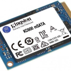 Dysk SSD Kingston KC600 512GB mSATA 1,8" (550/520 MB/s) NAND 3D TLC