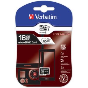 Karta pamięci MicroSDHC Verbatim 16GB Class 10