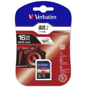 Karta pamięci SDHC Verbatim 16GB Class 10