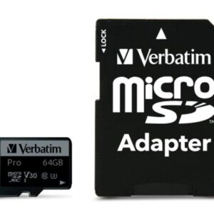 Karta pamięci Micro SDXC Verbatim 64GB Class 10 UHS-1 + adapter SD
