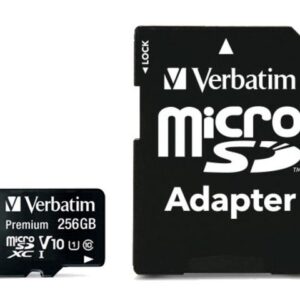Karta pamięci Micro SDXC Verbatim 256GB Class 10 UHS-1 + adapter SD