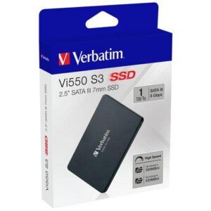 Dysk SSD wewnętrzny Verbatim Vi550 S3 1TB 2.5" SATA III czarny