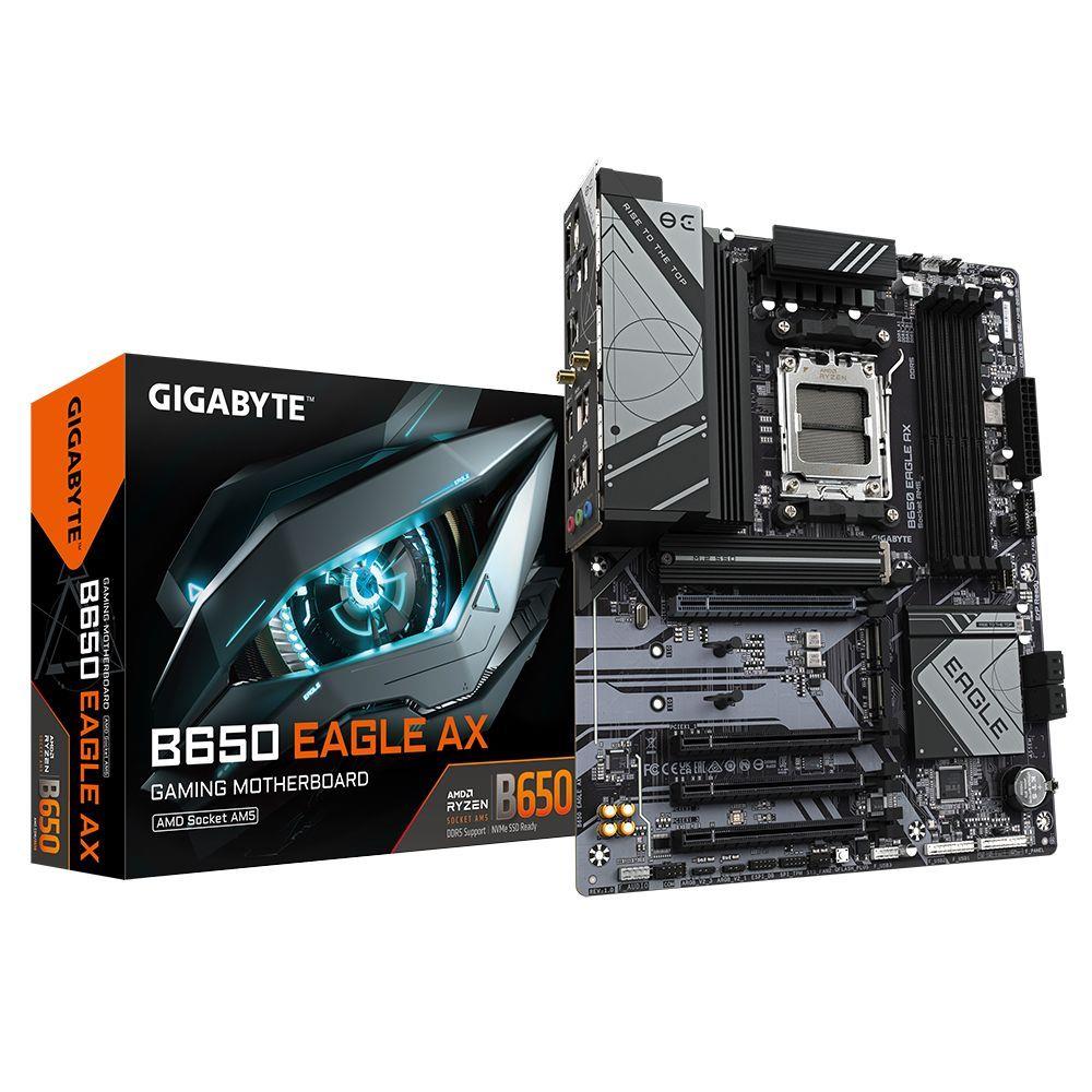 Płyta Gigabyte B650 EAGLE AX /AMD B650/DDR5/SATA3/M.2/WiFi/BT/PCIe4.0/AM5/ATX - obrazek 6