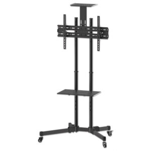 Stojak mobilny TV 37-70" do 40kg regulowany 2 półki