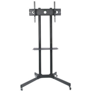 Stojak mobilny TV 30-65" do 60kg regulowany półka AV