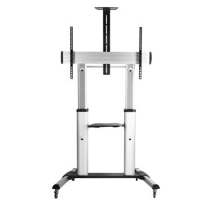 Stojak mobilny TV 60-100" do 100kg regulowany 2 półki