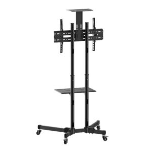 Stojak mobilny TV 37-70" do 50kg regulowany 2 półki