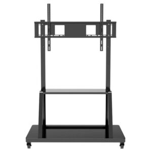 Stojak mobilny TV 55-100" do 150kg regulowany 2 półki