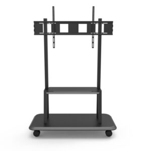 Stojak mobilny TV 55-120" do 150kg regulowany 2 półki