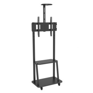 Stojak mobilny TV 32-70" do 60kg regulowany 2 półki
