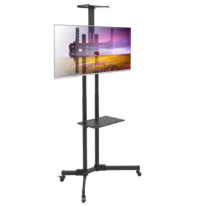 Stojak mobilny TV 37-70” do 50kg regulowany 2 półki