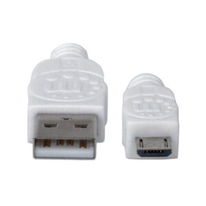 Kabel USB 2.0 USB-A na USB-MicroB M/M 0.3m