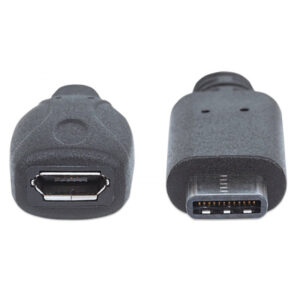 Kabel USB 2.0 USB-C na USB-MicroB M/F 0,15m