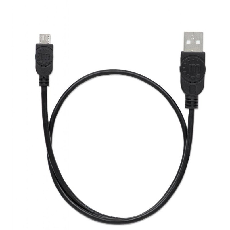 Kabel USB 2.0 USB-A na USB-MicroB M/M 0.5m - obrazek 4