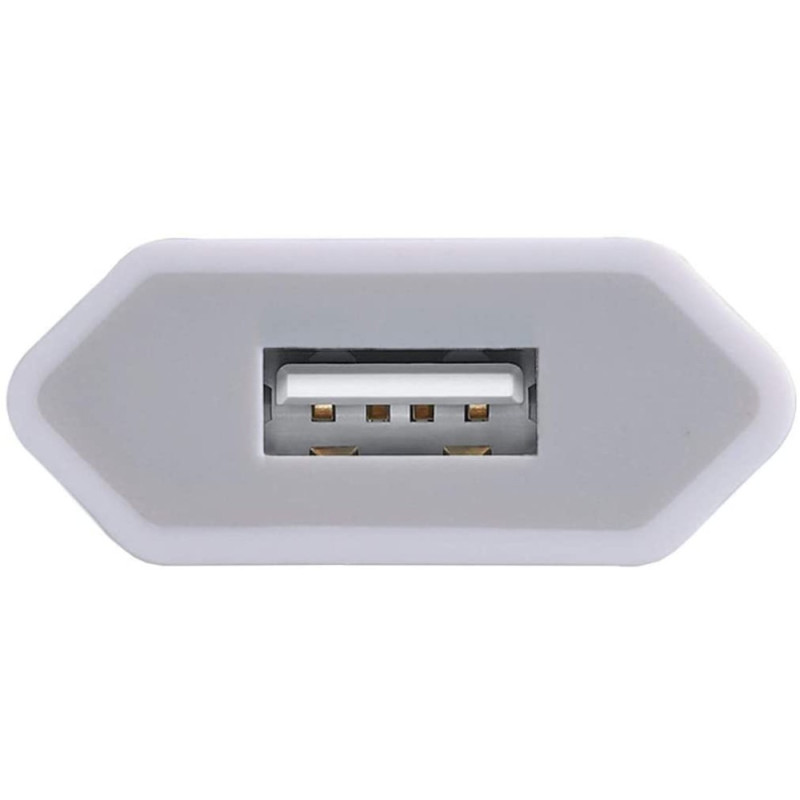 Ładowarka sieciowa USB 5W/1A 5V biała - obrazek 2