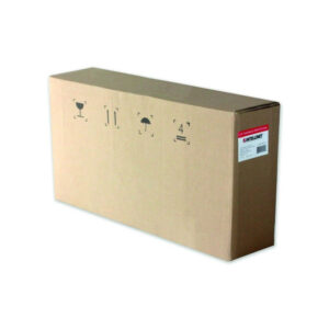 Półka 1U 400mm rack 19, 2 pkt mocowania, perforowana czarna