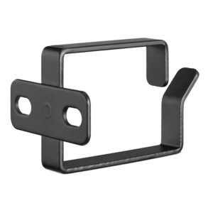 Pojedynczy uchwyt kablowy do szaf Rack, czarny