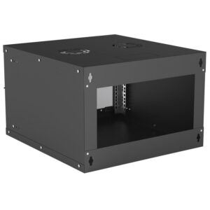 Szafa wisząca Rack 19" 6U 540/560 czarna, do złożenia
