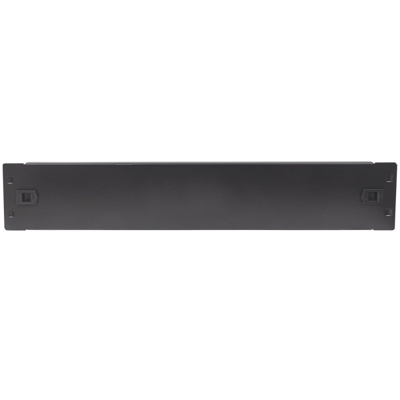 Panel maskujący 2U 19" zatrzaskowy czarny - obrazek 4