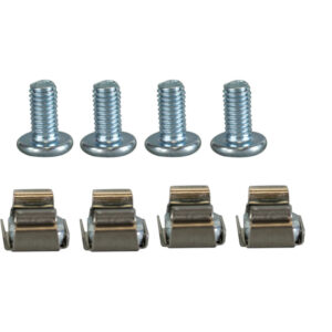 Półka 1U 250mm rack 19, perforowana, szara