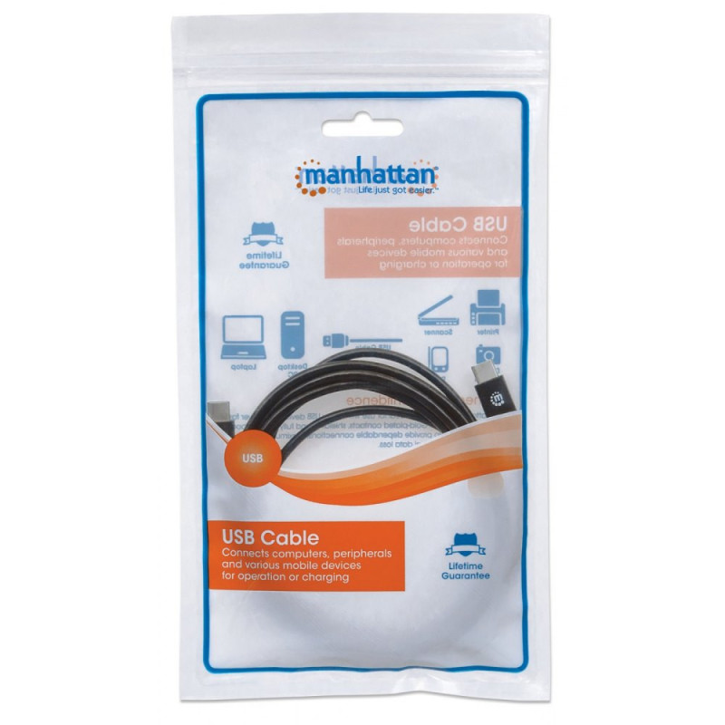 Kabel USB 2.0 USB-C na USB-C PD 60W M/M 2m - obrazek 5