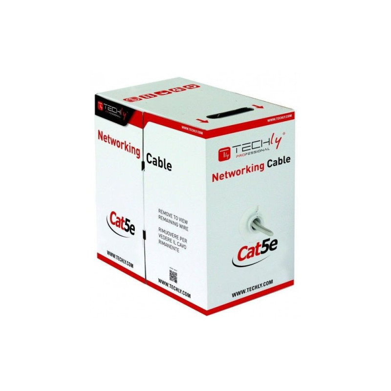 Kabel skrętka Cat5e FTP drut 305m CCA czarny zew. - obrazek 2