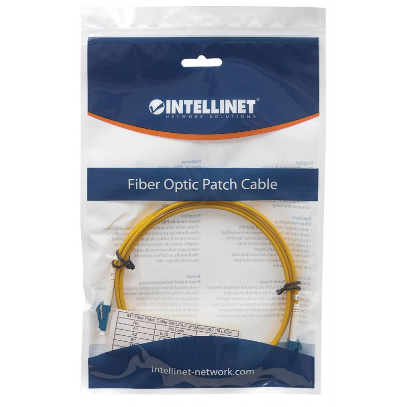 Patchcord światłowodowy OS2 9/125 SM LC-LC Duplex 2m - obrazek 3