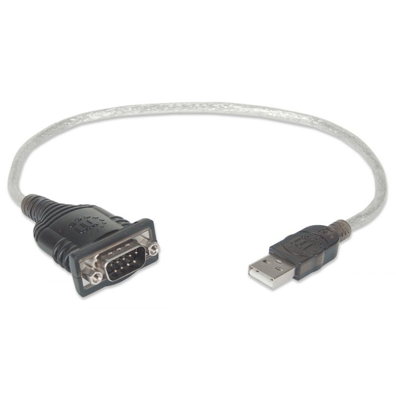 Konwerter USB na RS232/DB9 M/M na kablu 45cm PL2303 - obrazek 2
