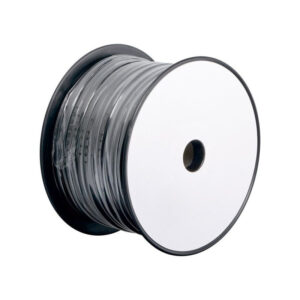 Kabel telefoniczny 4 żyły czarny rolka 100M