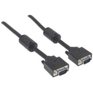 Kabel SVGA 15 pin D-Sub na 15 pin D-Sub M/M plus Ferryt 10m