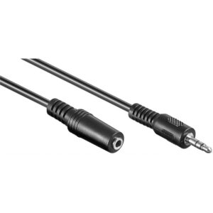 Kabel przedłużacz Audio Jack 3.5mm M/F 1.8m