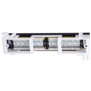 Patch panel 12 utp naścien C6