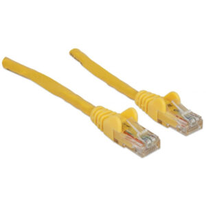 Patchcord Cat6 UTP 5M 100% Cu żółty