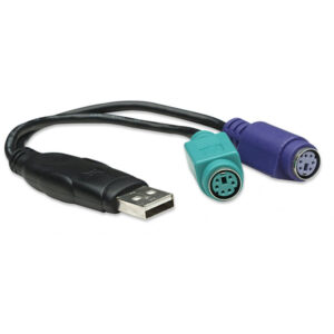 Adapter USB na 2x PS/2 M/F