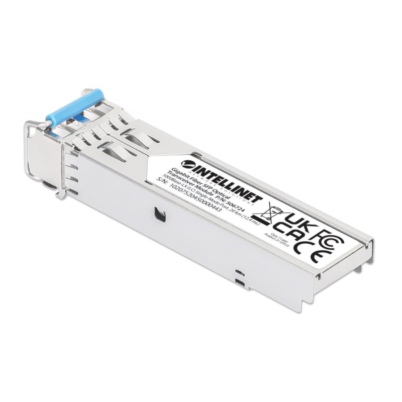 Moduł SFP 1.25G, LC Duplex SM, 20km, 1000Base-LX, 1310 nm, miniGBIC, MSA