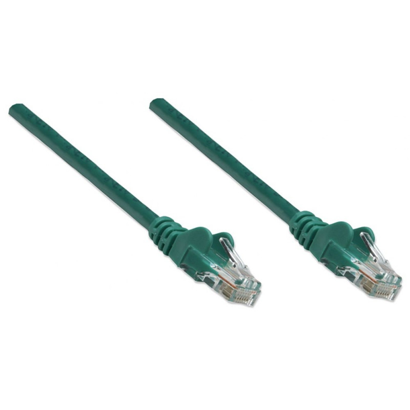 Patchcord Cat6 UTP 5m 100% CU zielony