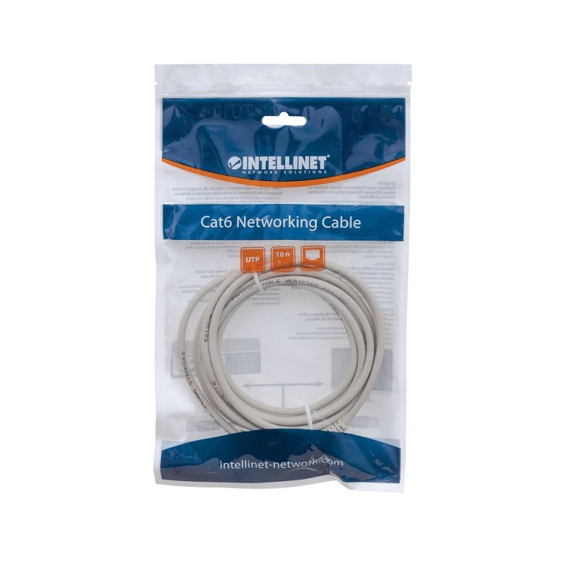 Patchcord Cat5e UTP 1,5M 100% CU szary - obrazek 2