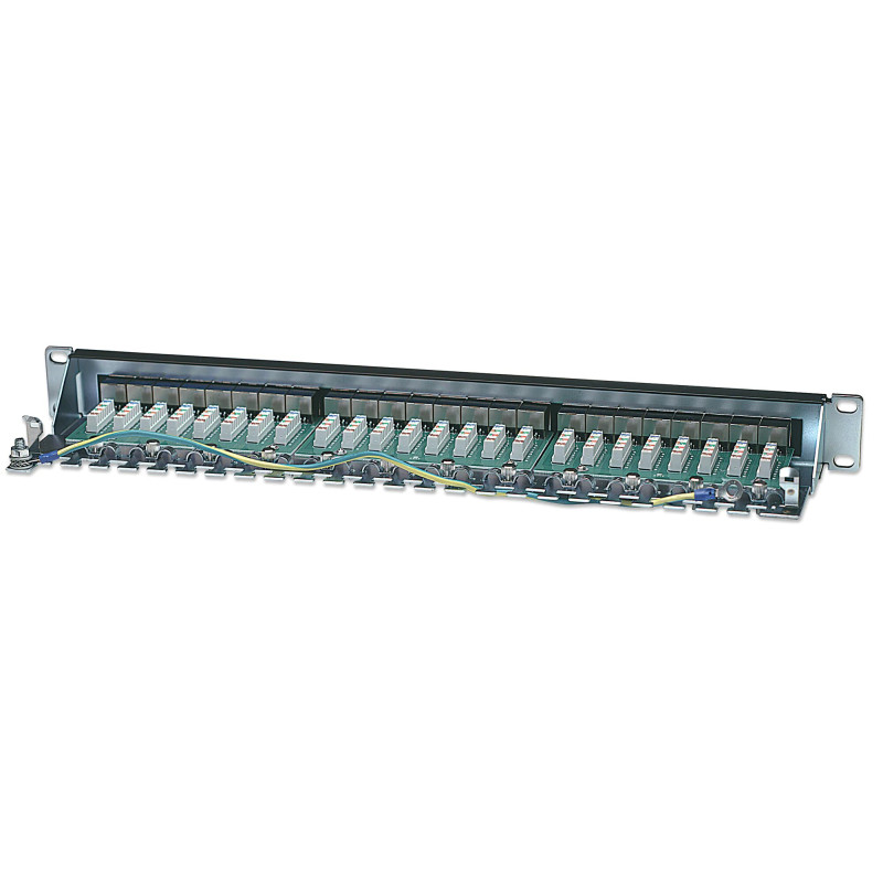 Patch panel 24 ftp C6 czarny