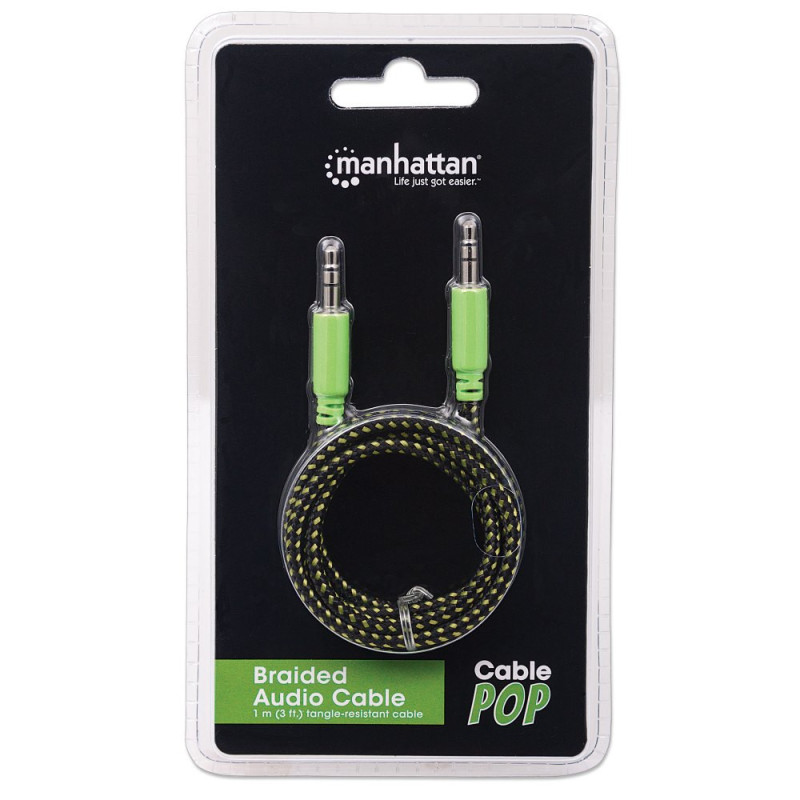 Kabel audio Jack 3.5mm na Jack 3.5mm M/M 1m - obrazek 5