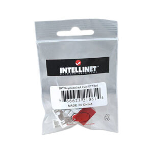 Moduł keystone C6 utp czerwo