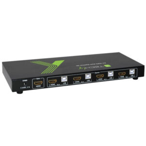 Przełącznik KVM 4x1 HDMI/USB 4K60Hz z USB 2.0