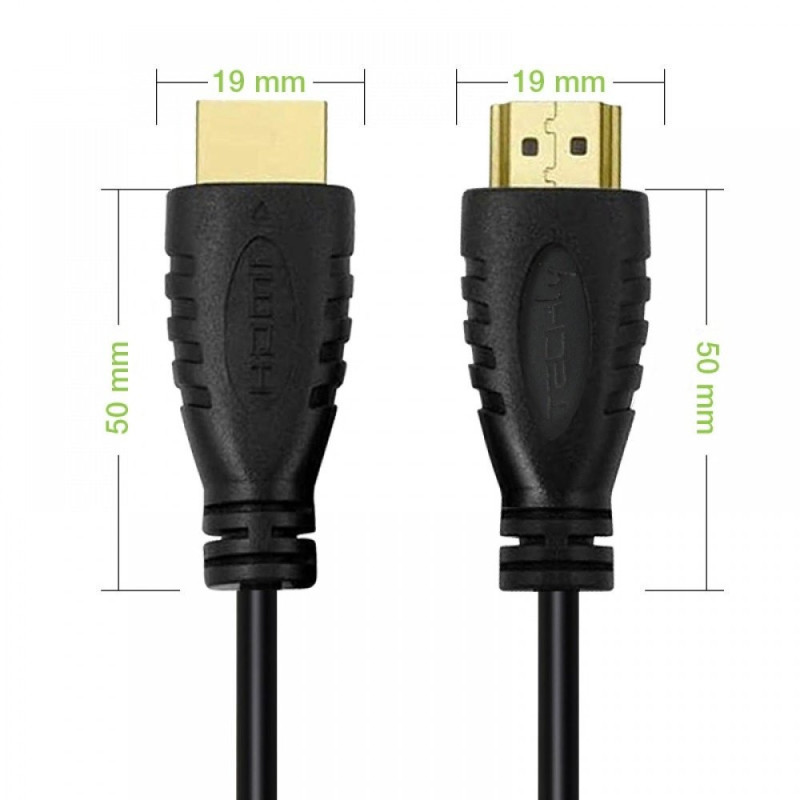 Kabel HDMI 2.0 4K*60Hz 0.5m M/M 18Gbps czarny - obrazek 3