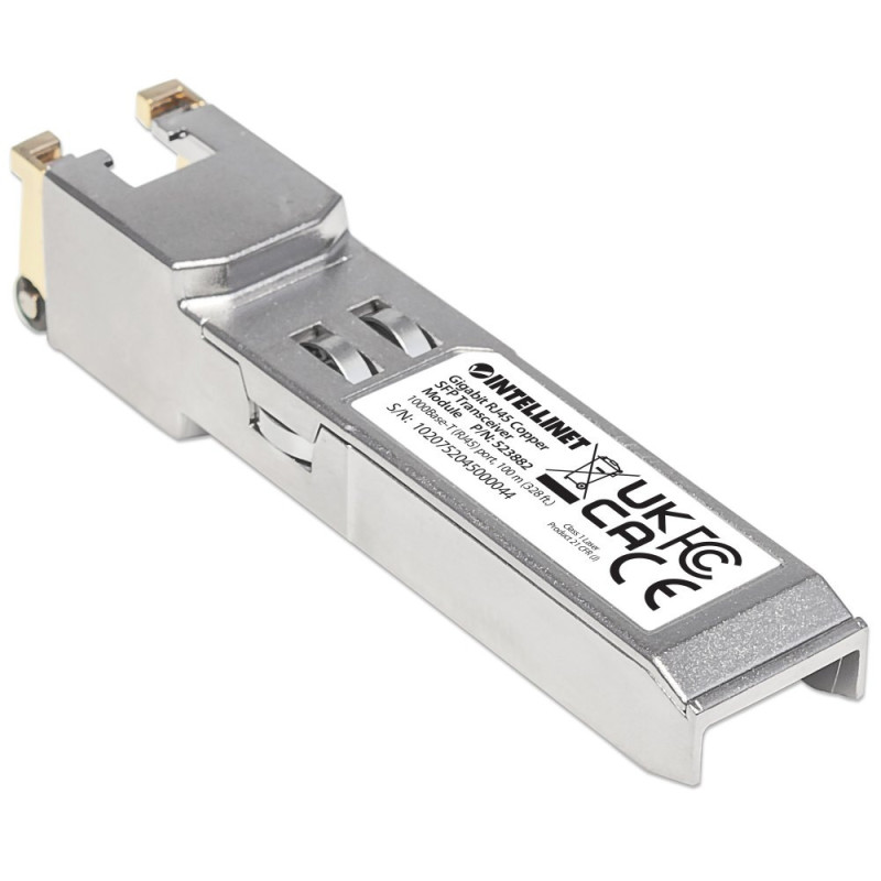 Moduł SFP RJ45 1G, 100m, 1000Base-T, miniGBIC, MSA - obrazek 3