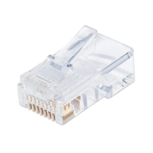 Wtyk RJ45 8P/8C Cat5e UTP, drut, 100 szt