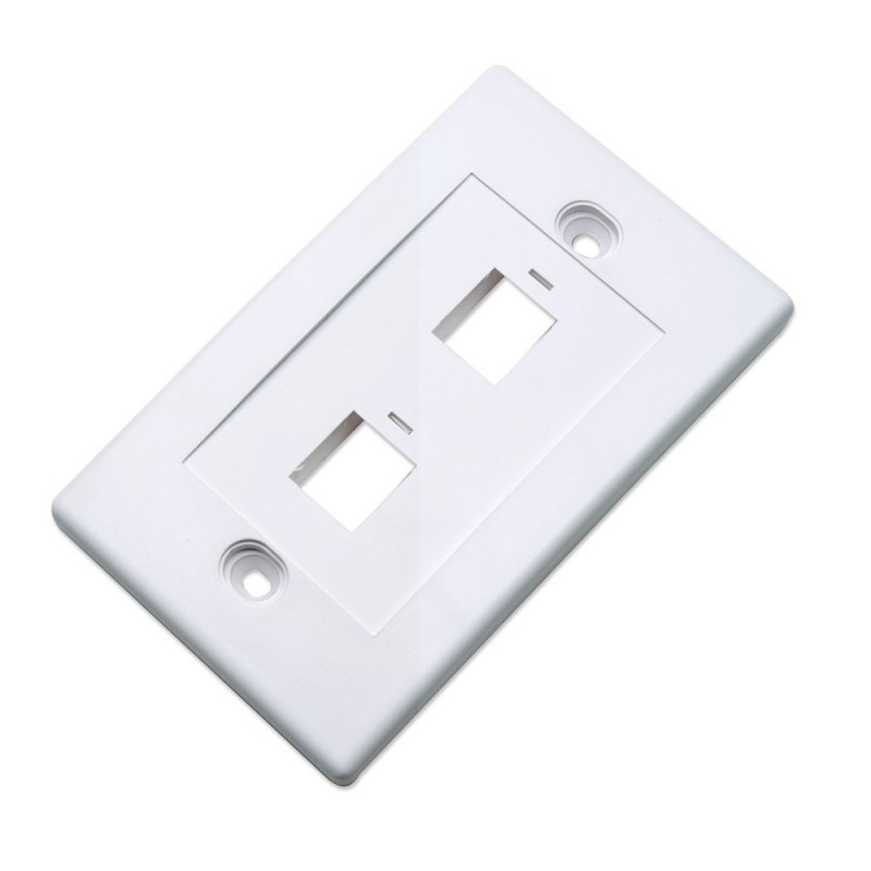 Panel przedni na 2 moduły Keystone, na puszkę natynkową - obrazek 2