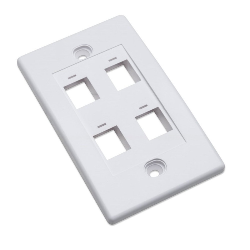 Panel przedni na 4 moduły Keystone, na puszkę natynkową