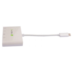 Adapter USB-C na HDMI 4K, USB-A 3.0, RJ45 Gigabit, USB-C PD