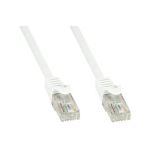 Patchcord Cat6 UTP 1M 100% Cu biały