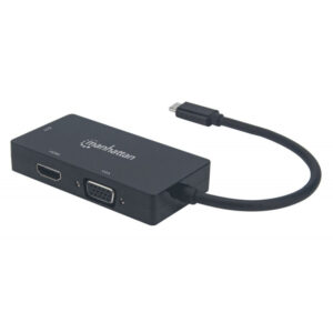 Adapter multiport USB-C 3.1 na HDMI/DVI/VGA M/F