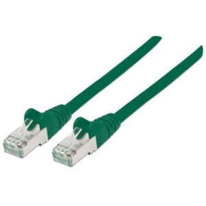 Patchcord Cat5e SFTP 1M 100% Cu zielony